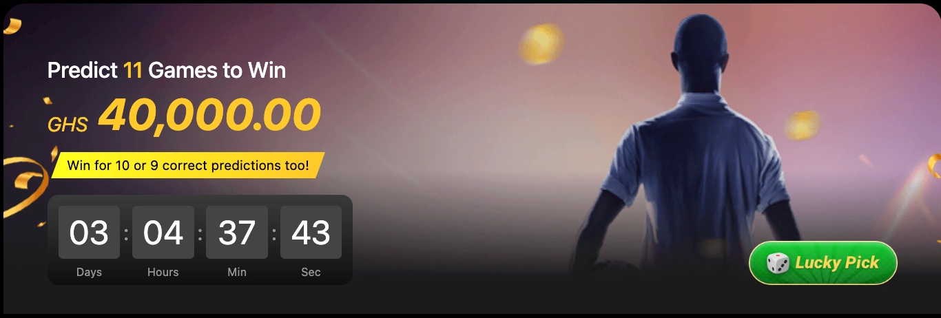 MSport jackpot game with prize pool